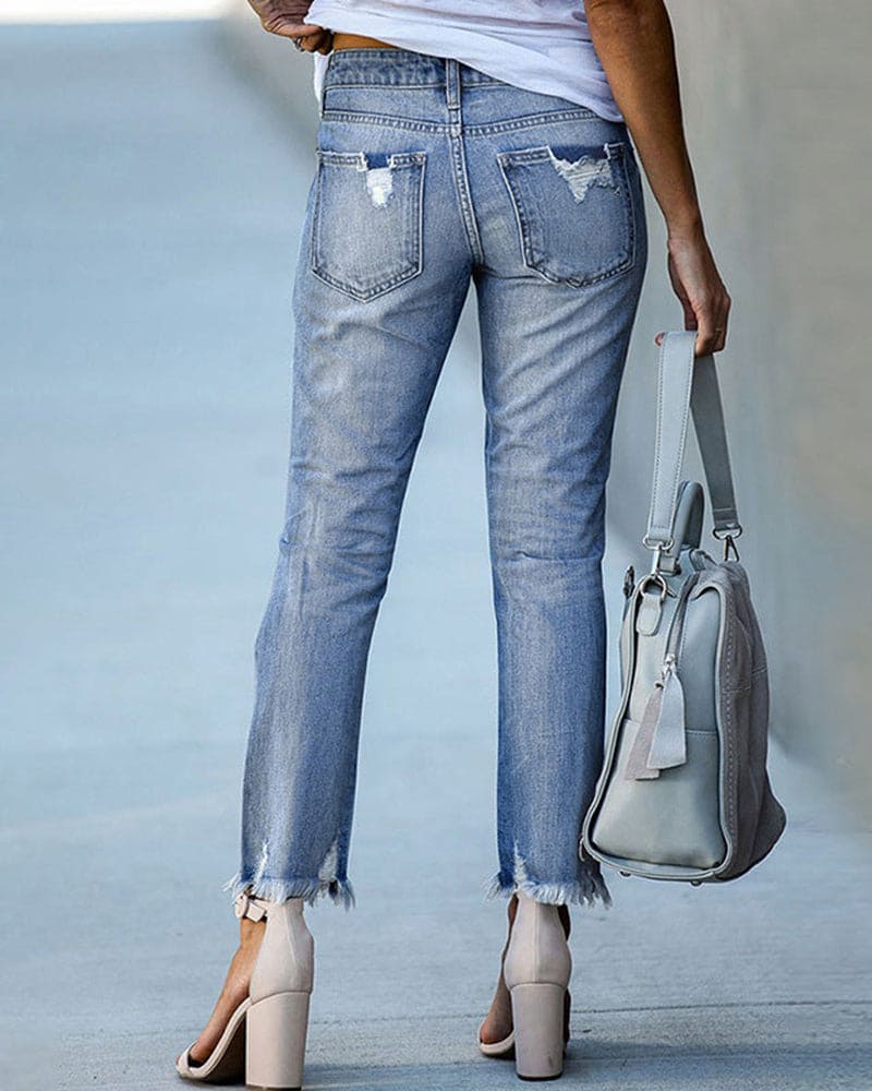 Emma - Casual Denim Pants for Women