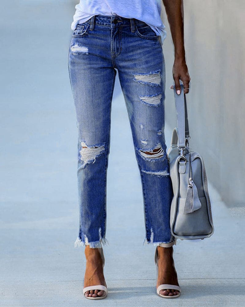 Emma - Casual Denim Pants for Women