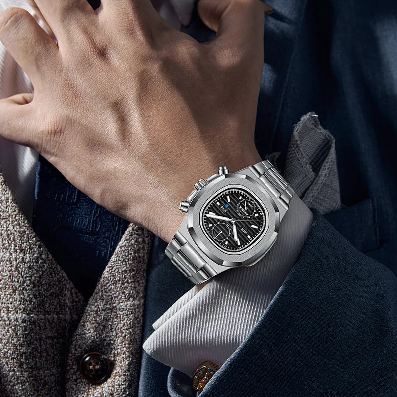 Waterproof Stainless Steel Watch