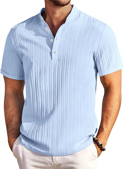 Henry - Casual Striped Shirt for Men - for Spring and Summer