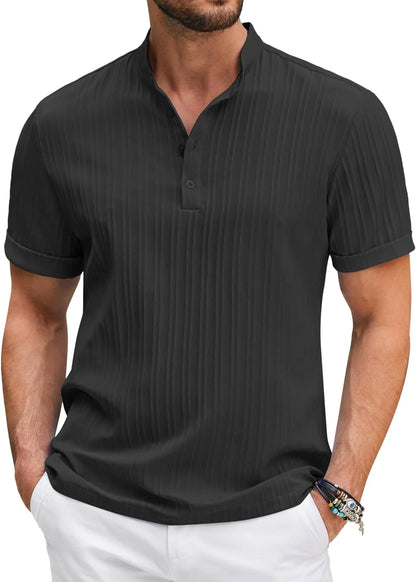 Henry - Casual Striped Shirt for Men - for Spring and Summer