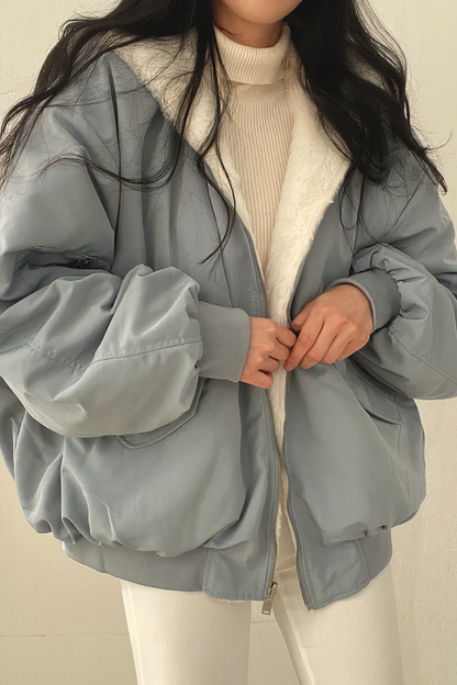 Nicole - Winter Jacket with Cashmere Hood for Women