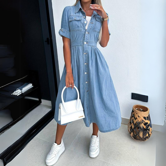 Demi - Denim Dress - For Everyday Use